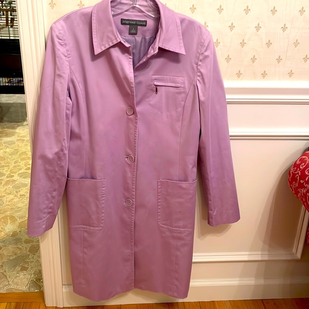 Lavender  Trench Coat